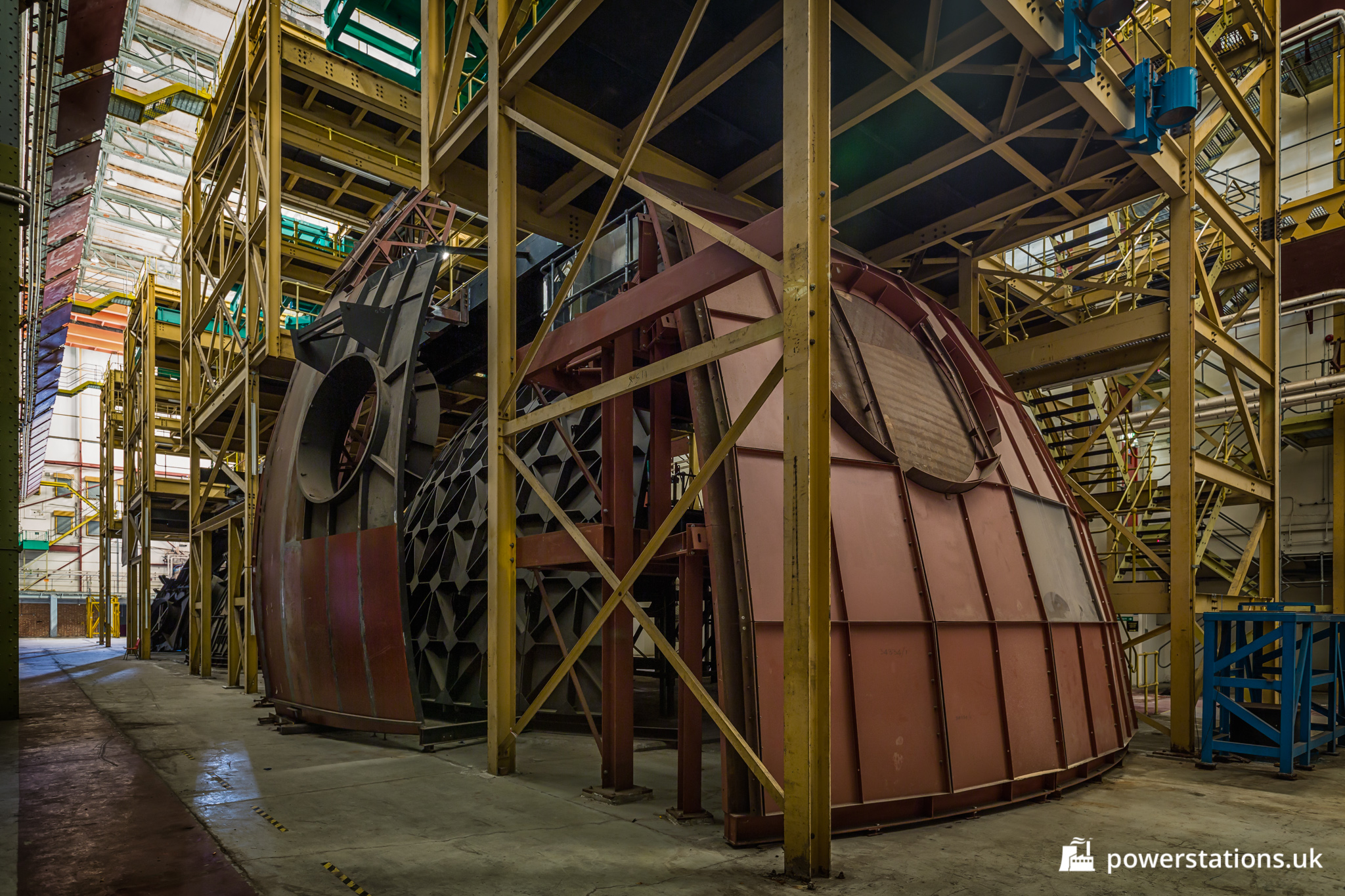 Mock-up of Sizewell A reactor shell