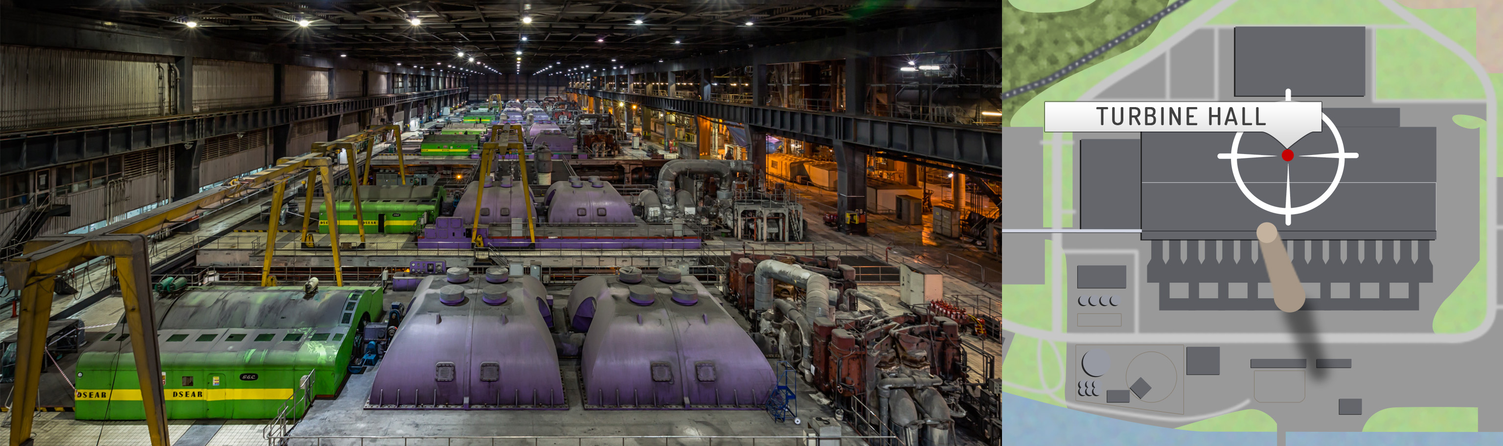 Longannet Power Station Turbine Hall
