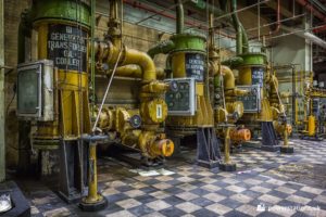 Unit 6 generator transformer oil coolers