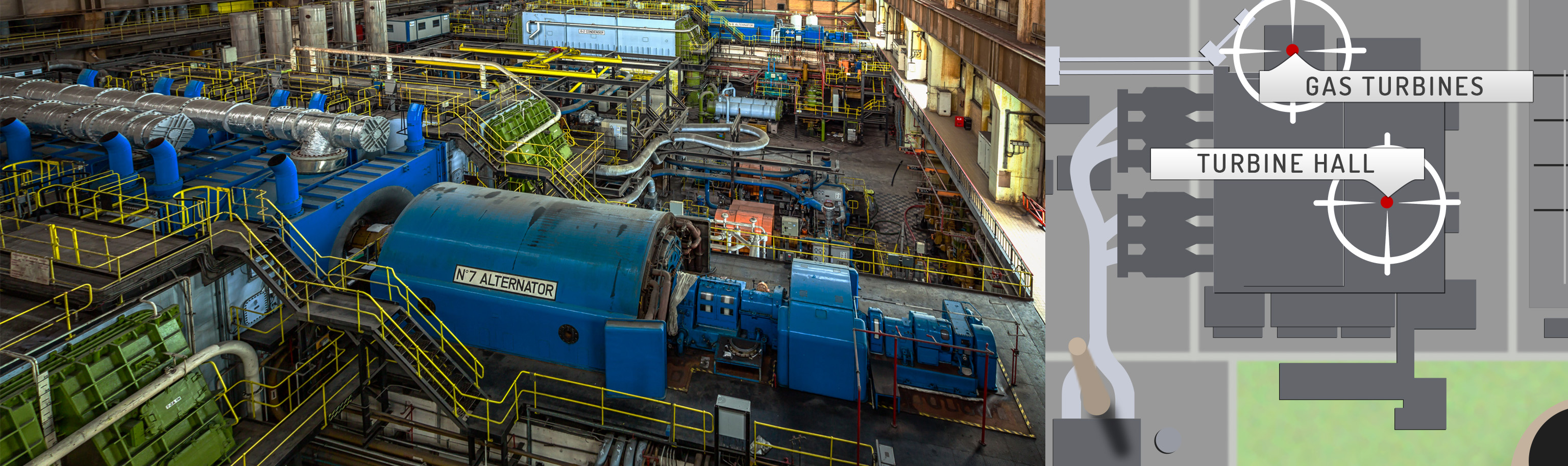 Rugeley B Turbine Hall and Gas Turbines