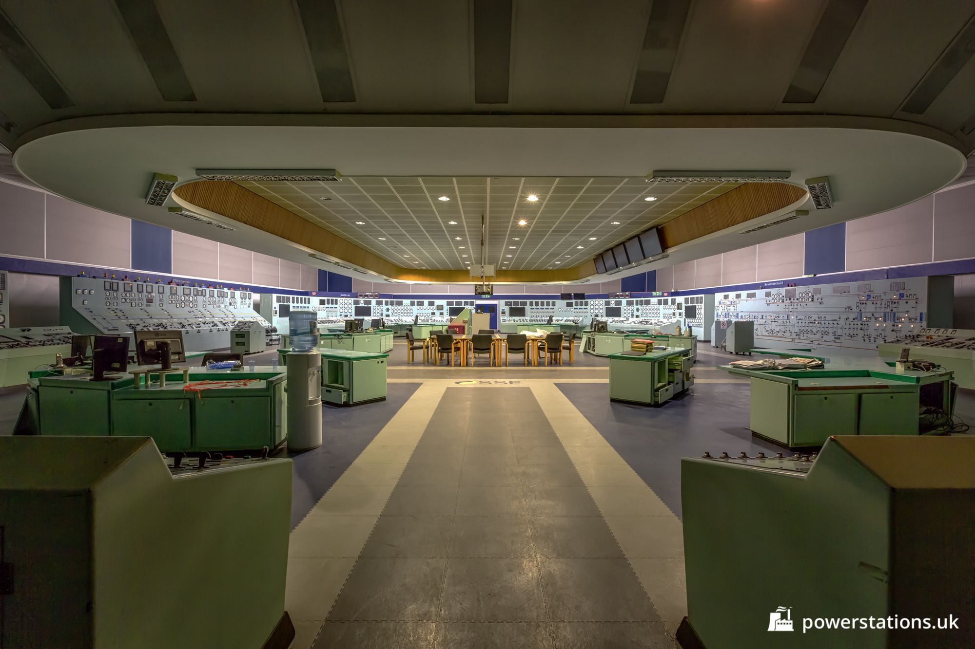 The huge control room at Ferrybridge C
