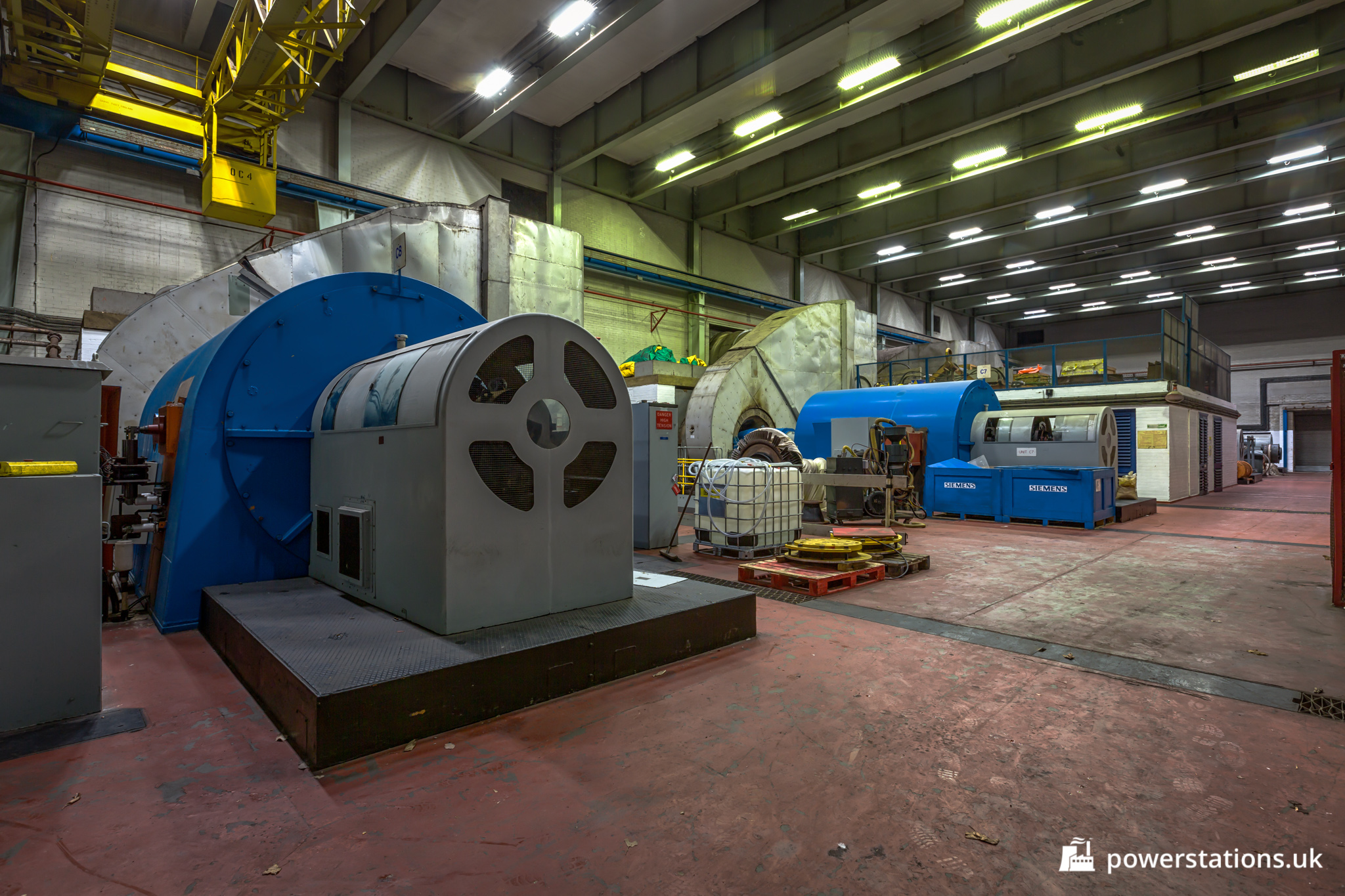 Gas Turbine House with units 7 and 8 in view.
