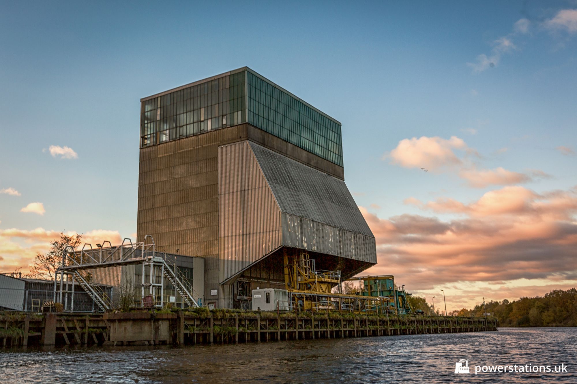 Exterior of the barge tippler as seen from the River Aire