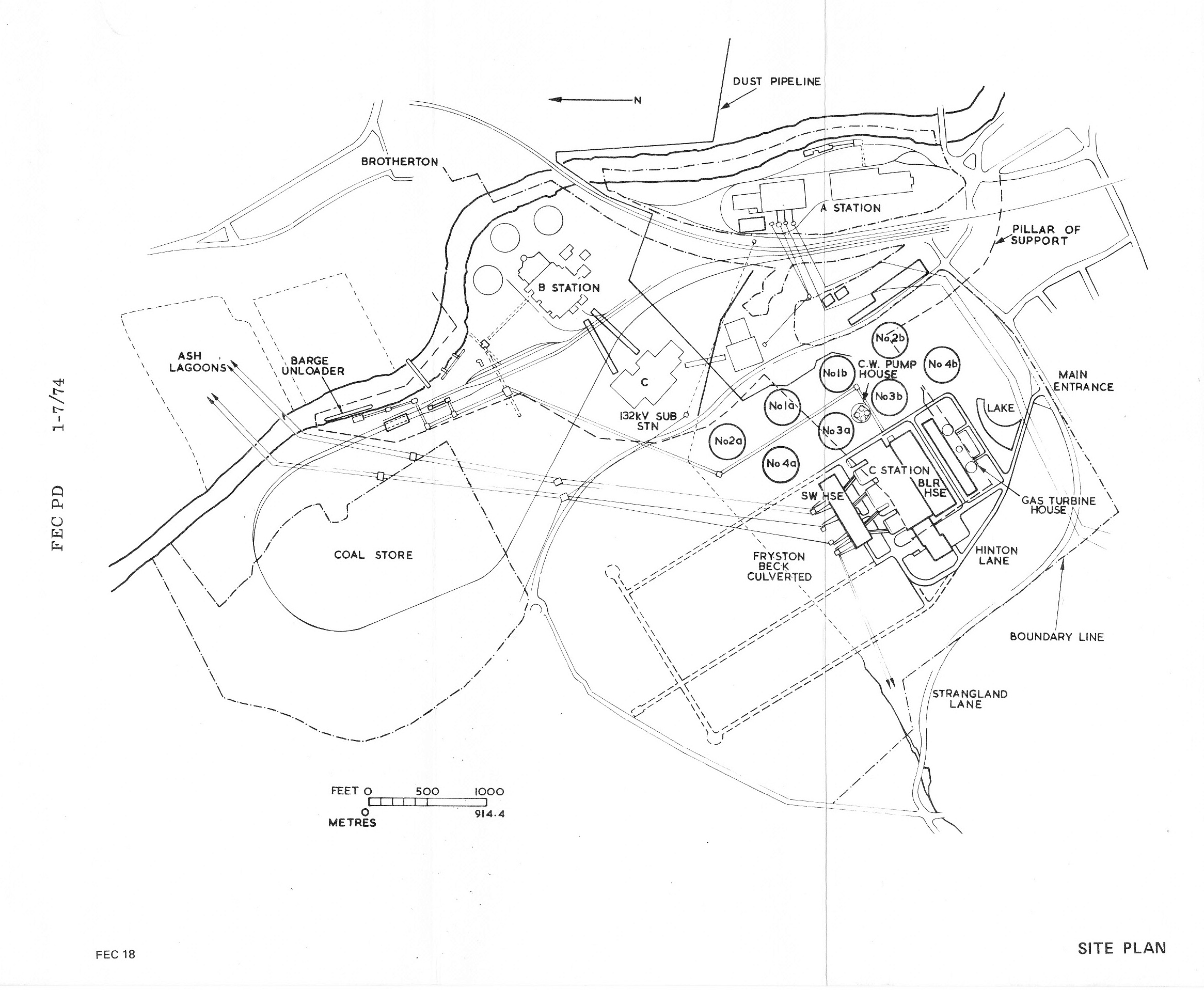 1974 Site Plan