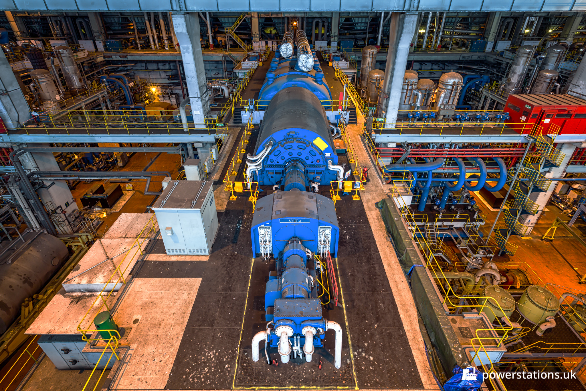 Generator end view of unit 2