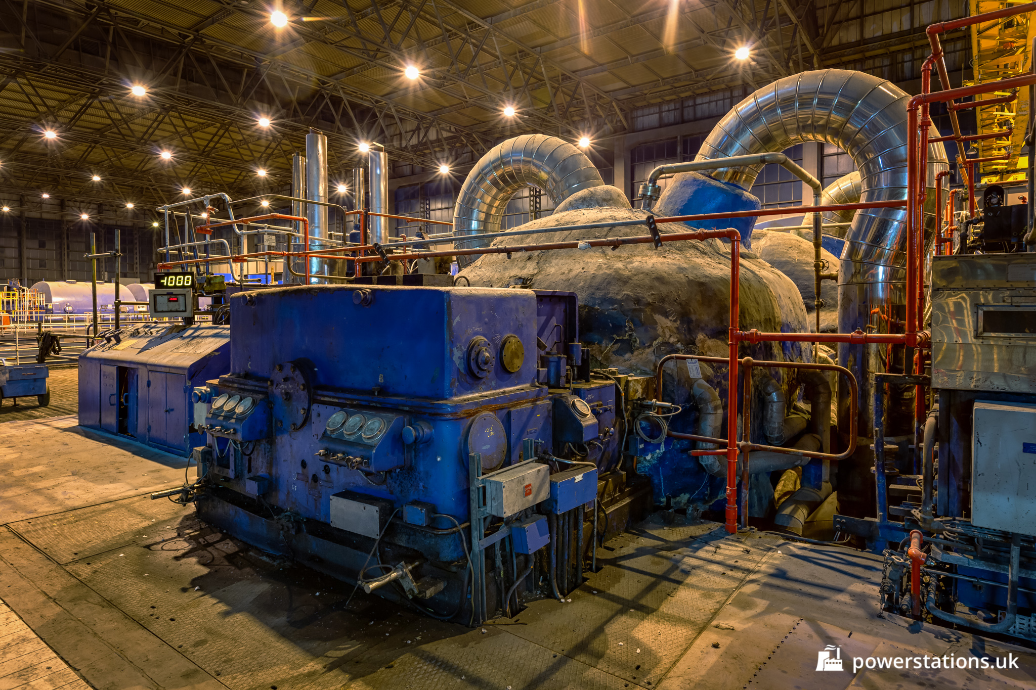 HP end of Unit 2 turbines