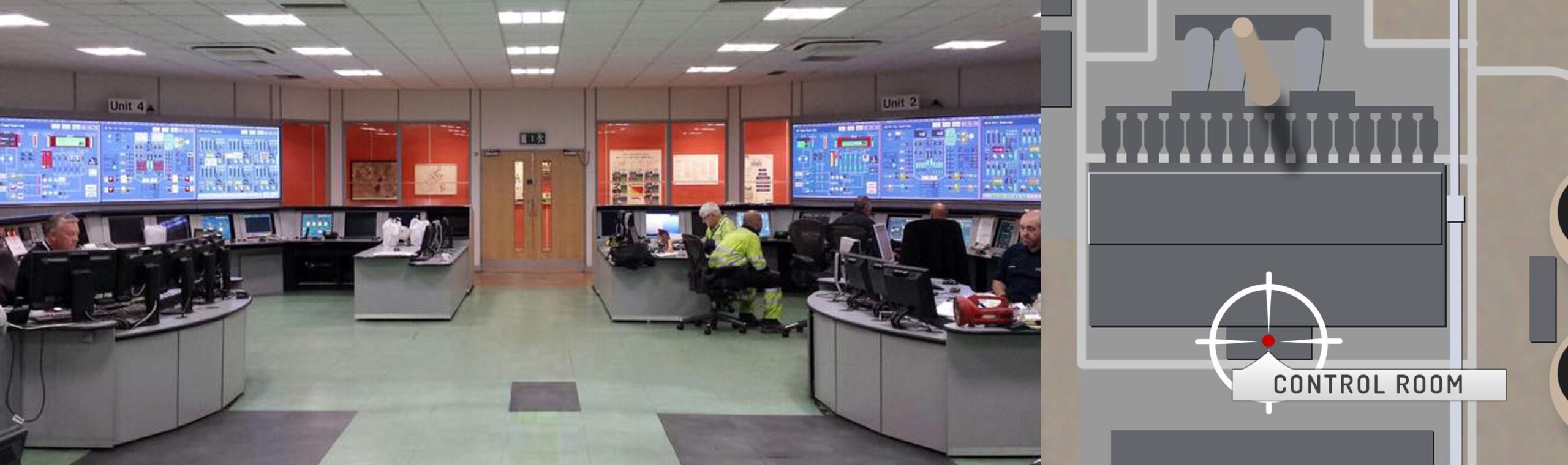 Fiddler's Ferry Power Station Control Room
