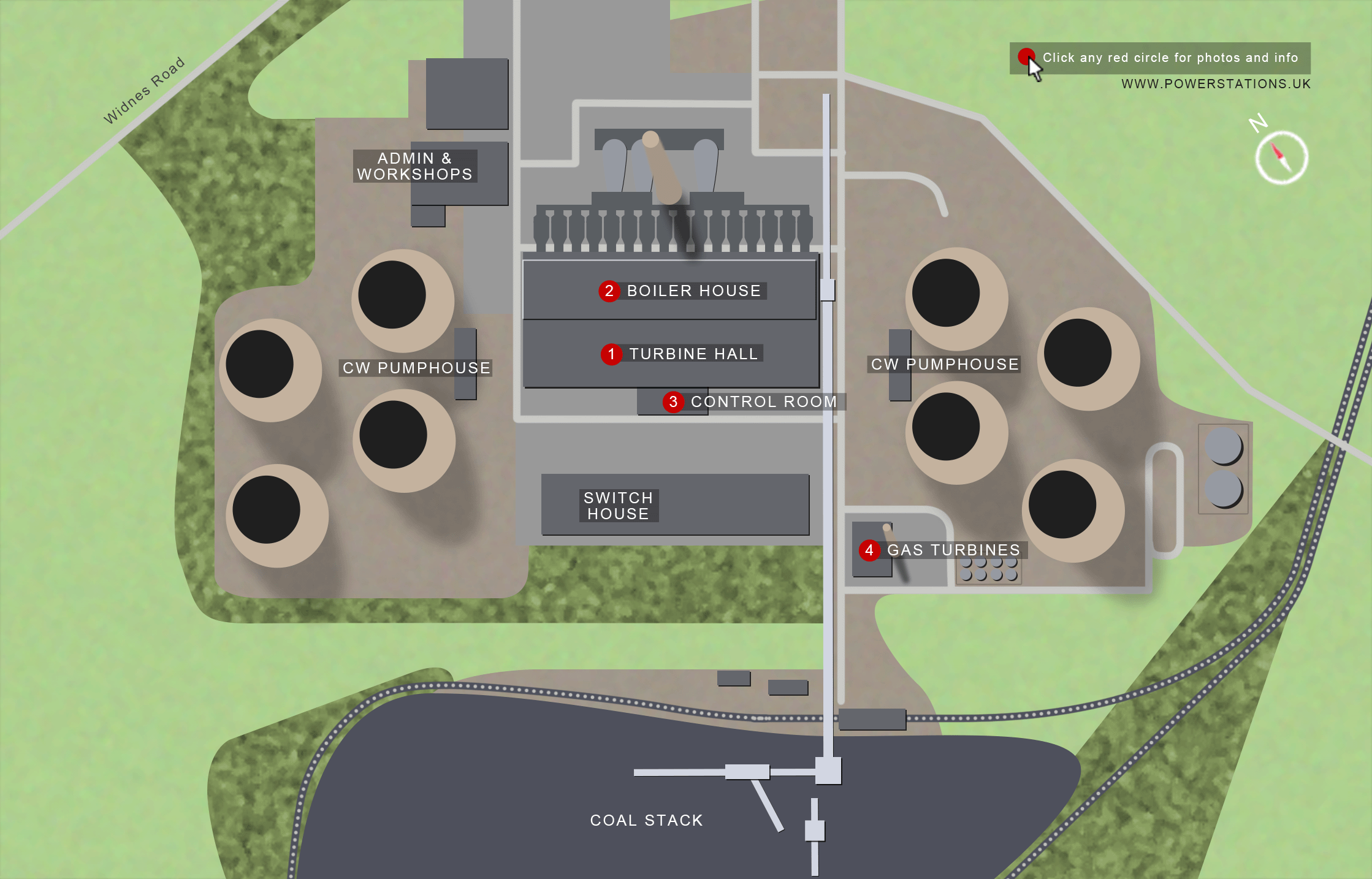 Fiddler's Ferry Power Station - Site Plan
